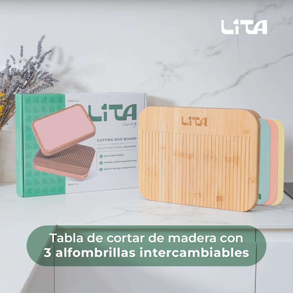 LITA Duo Board Natura con packaging