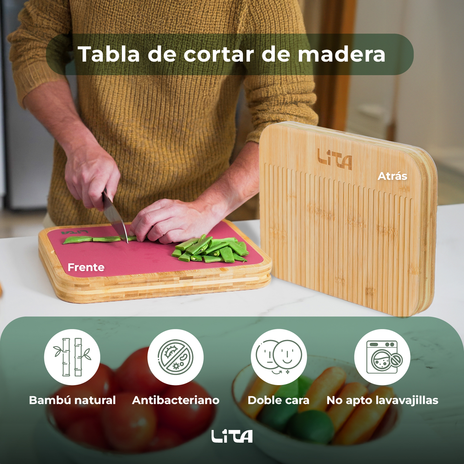 Tabla de Cortar LITA - Terra - Imagen 6