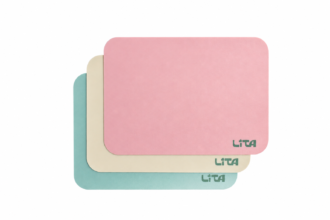 Set de 3 alfombrillas de corte LITA – Natura